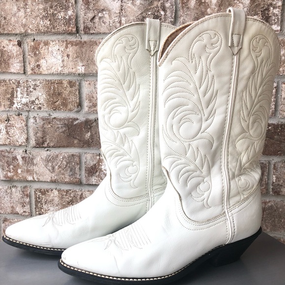 Vintage Shoes - SOLD  Vintage ACME White Cowboy Boots